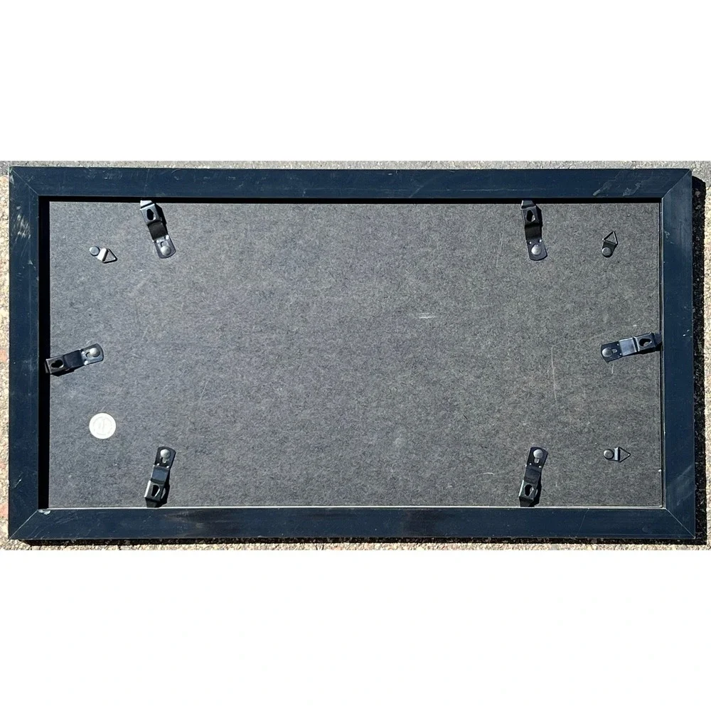 BP Industries Wall Frame Multi Photo 10x20 Silver New 1pc 3-Opening 5x7